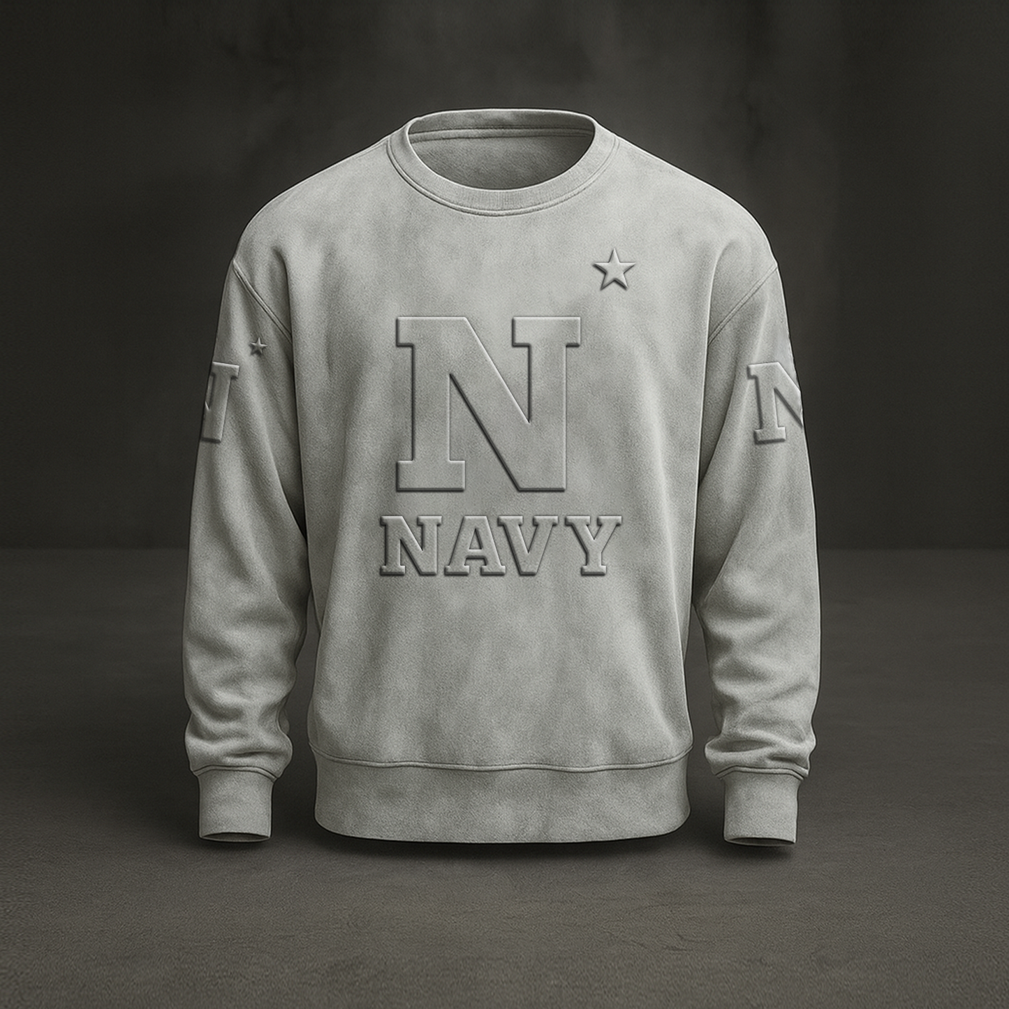 NAVY Embossed SweatShirt DatND DVT