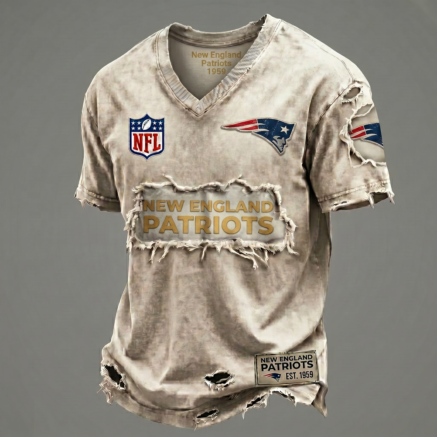 NEP NFL Premium V-Neck T-shirt Gift For Fans 0306 NAK DATND NHT