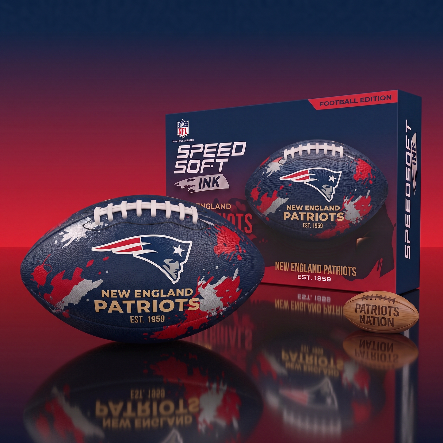 NE X NFL Champion Series Football – Custom Edition 2207 NAK NHT