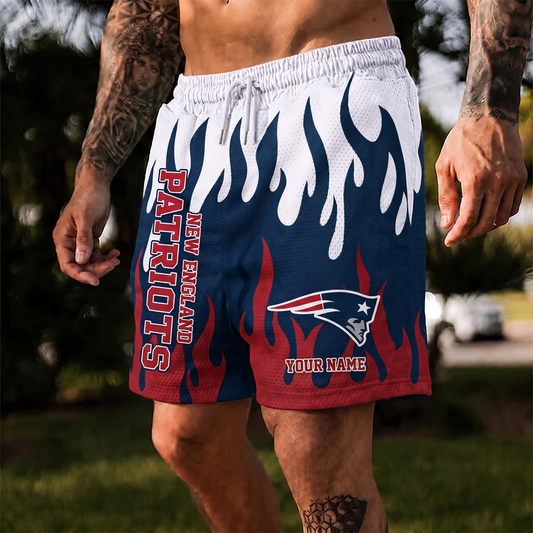 NE X NFL Flame Shorts