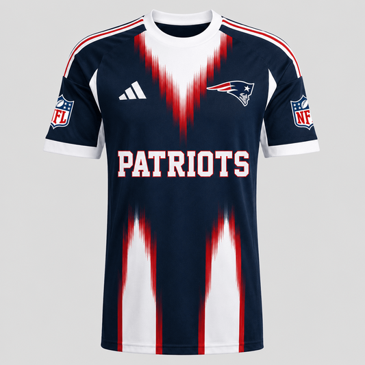NE X Premium NFL Men’s Athletic Brush Stripe T-Shirt