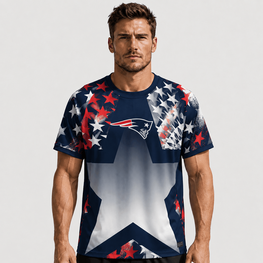 NE X Premium NFL Premium Patriotic Football Star