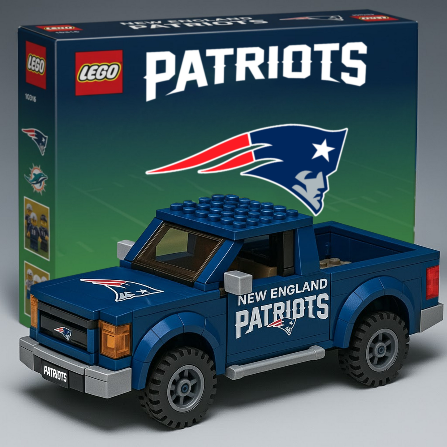 NE x NFL Building Blocks Truck Toy Set V2 DatND DVT