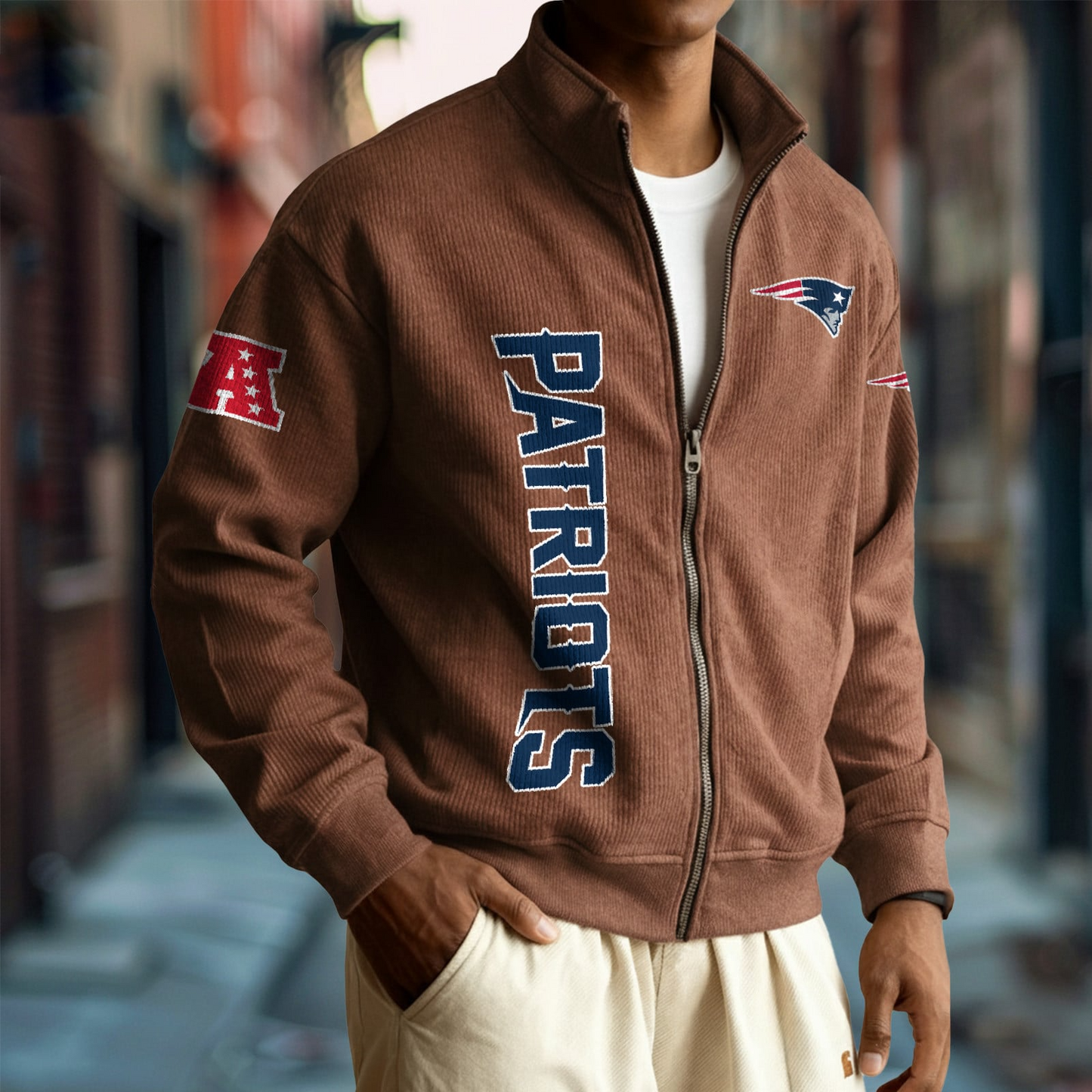 NE x NFL Corduroy Zip-Up Jacket DatND DVT