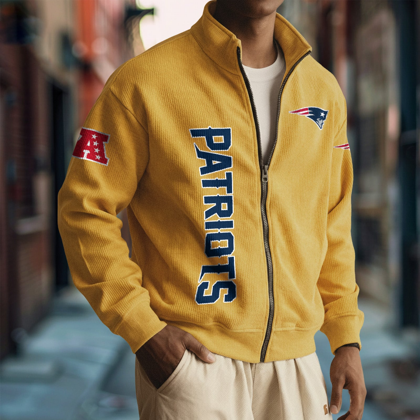 NE x NFL Corduroy Zip-Up Jacket DatND DVT