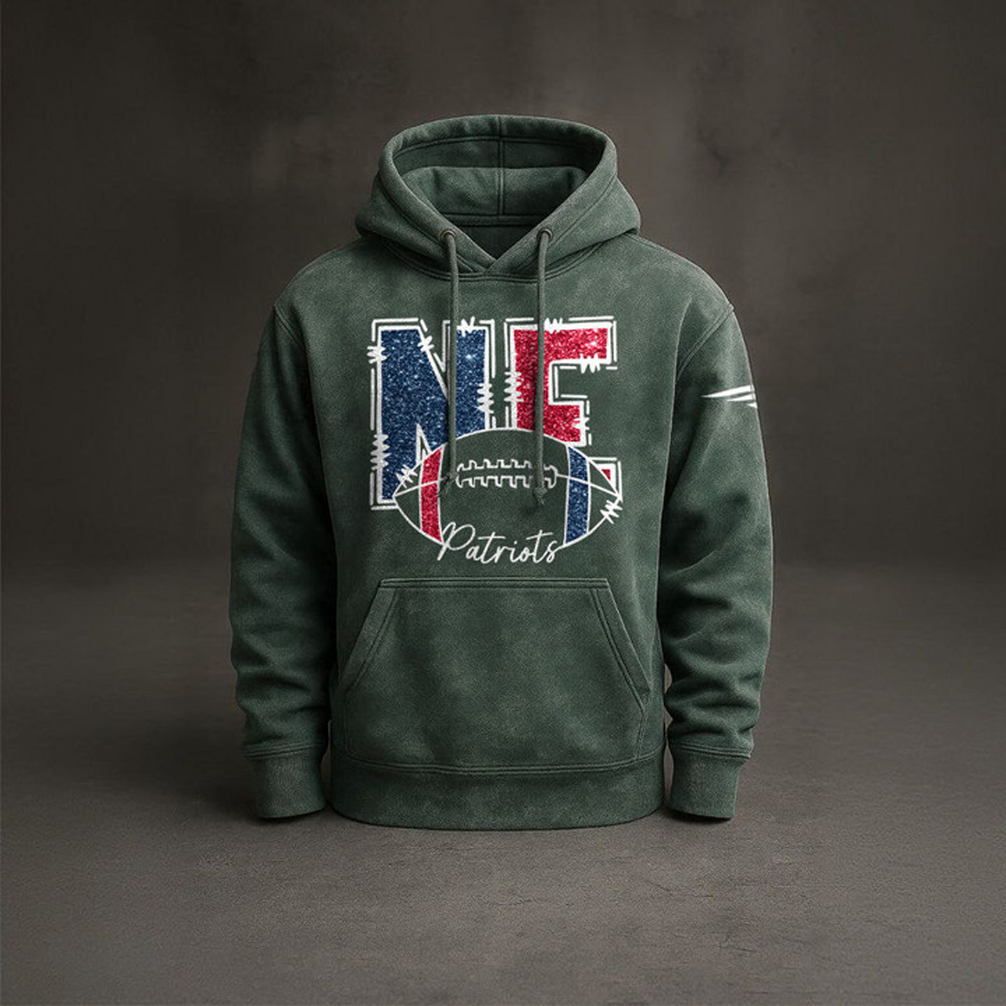 NE x NFL Embossed Hoodie DatND THUONGNH