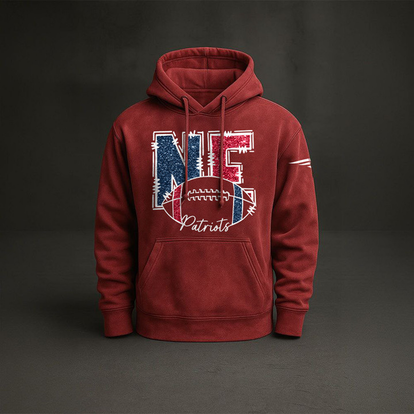 NE x NFL Embossed Hoodie DatND THUONGNH
