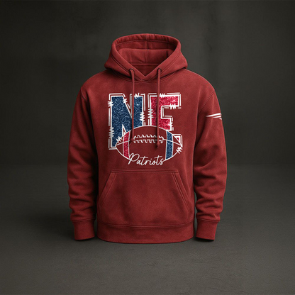 NE x NFL Embossed Hoodie DatND THUONGNH