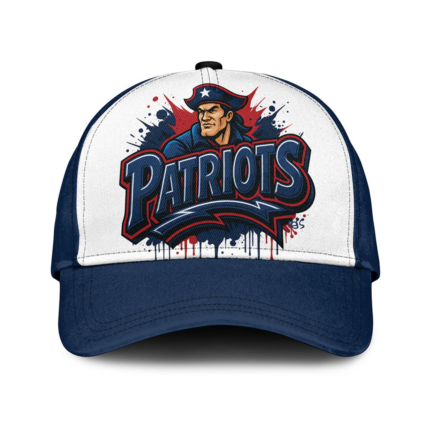 NE x NFL Premium Custom Graffiti Team Cap