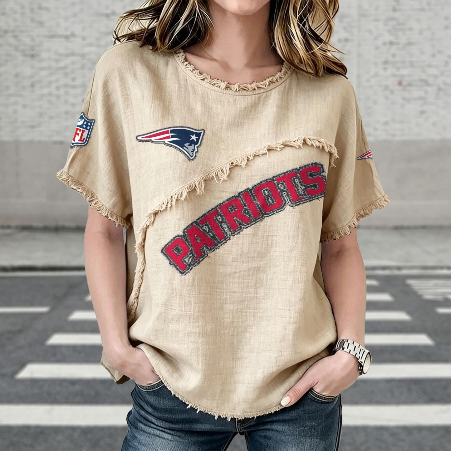 NE x NFL Womenƒ??s Vintage O-Neck 2905 DatND DVT