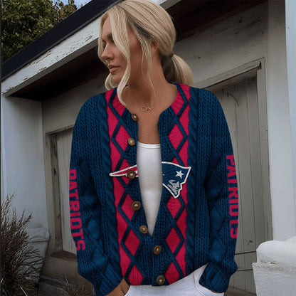 NE x NFL Women's Cardigan Sweater DatND DVT