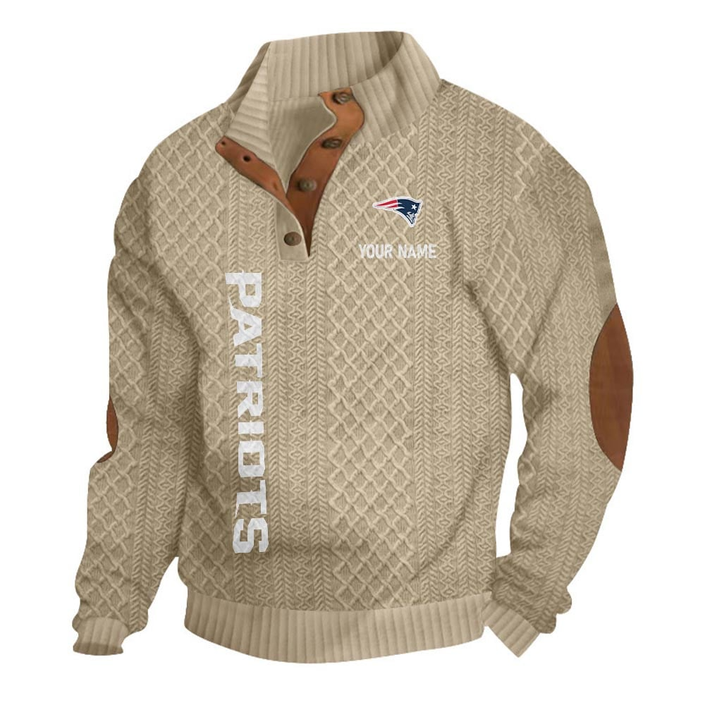NEP NFL Basic Knitted Stand Collar Sweatshirt DDT CTND