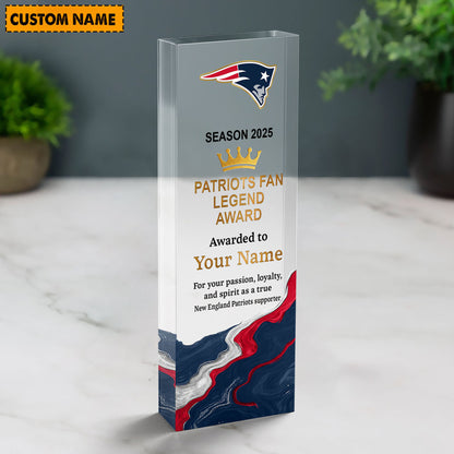 NEP NFL Personalized Acrylic Award Plaque Funny Christmas Gift For Family DDT NTL