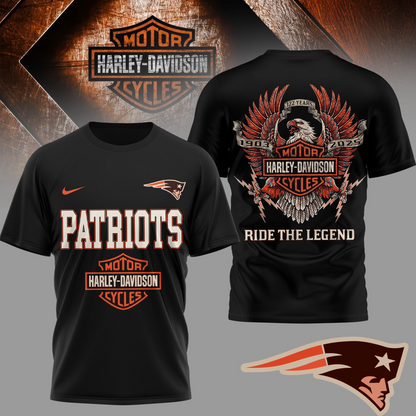NEP Premium NFL 122 Year Motorcycle 3D Shirt DDT NTL