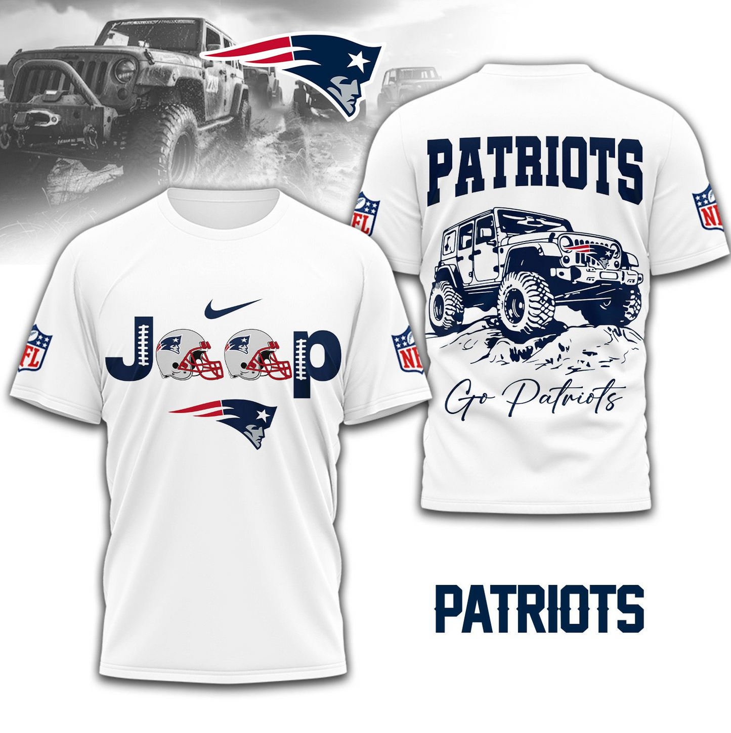 NEP Premium NFL Jeep 3D Shirt DDT 101125 NTL