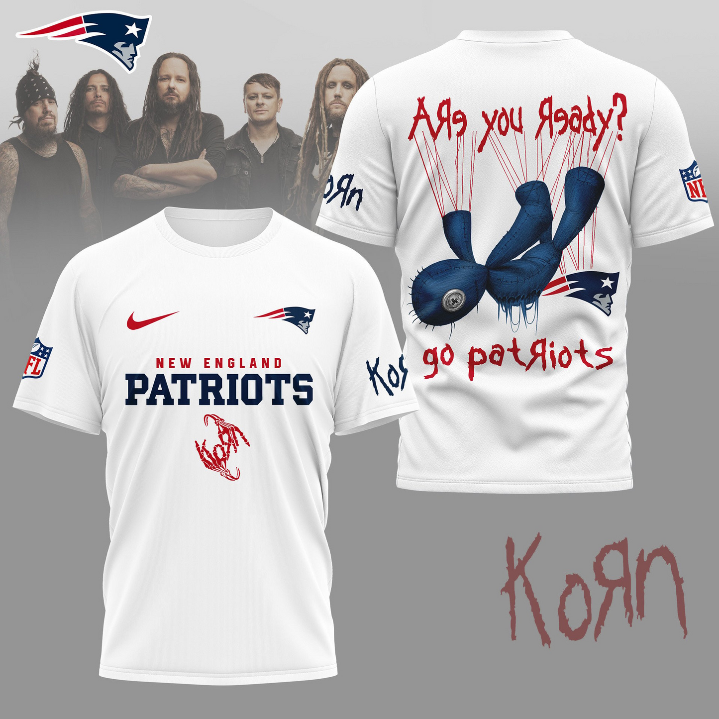 NEP Premium NFL Korn Fan Shirt DDT CTND