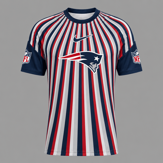 NEP Premium NFL Men’s Athletic Vertical Stripe T-Shirt