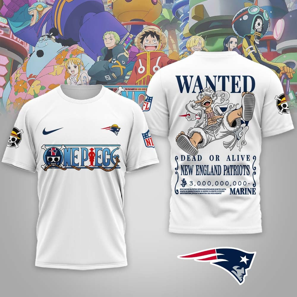 NEP Premium NFL Wanted Monkey D Luffy 3D Shirt DDT NTL