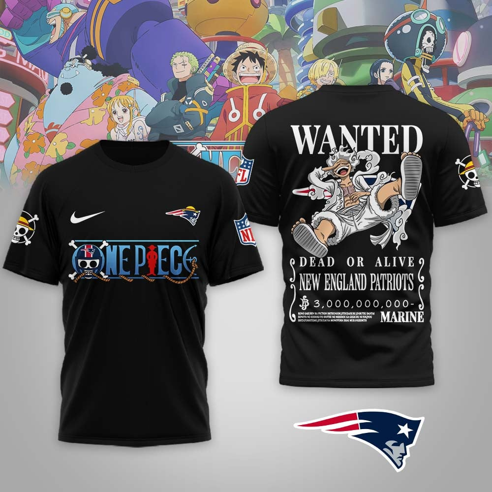 NEP Premium NFL Wanted Monkey D Luffy 3D Shirt DDT NTL