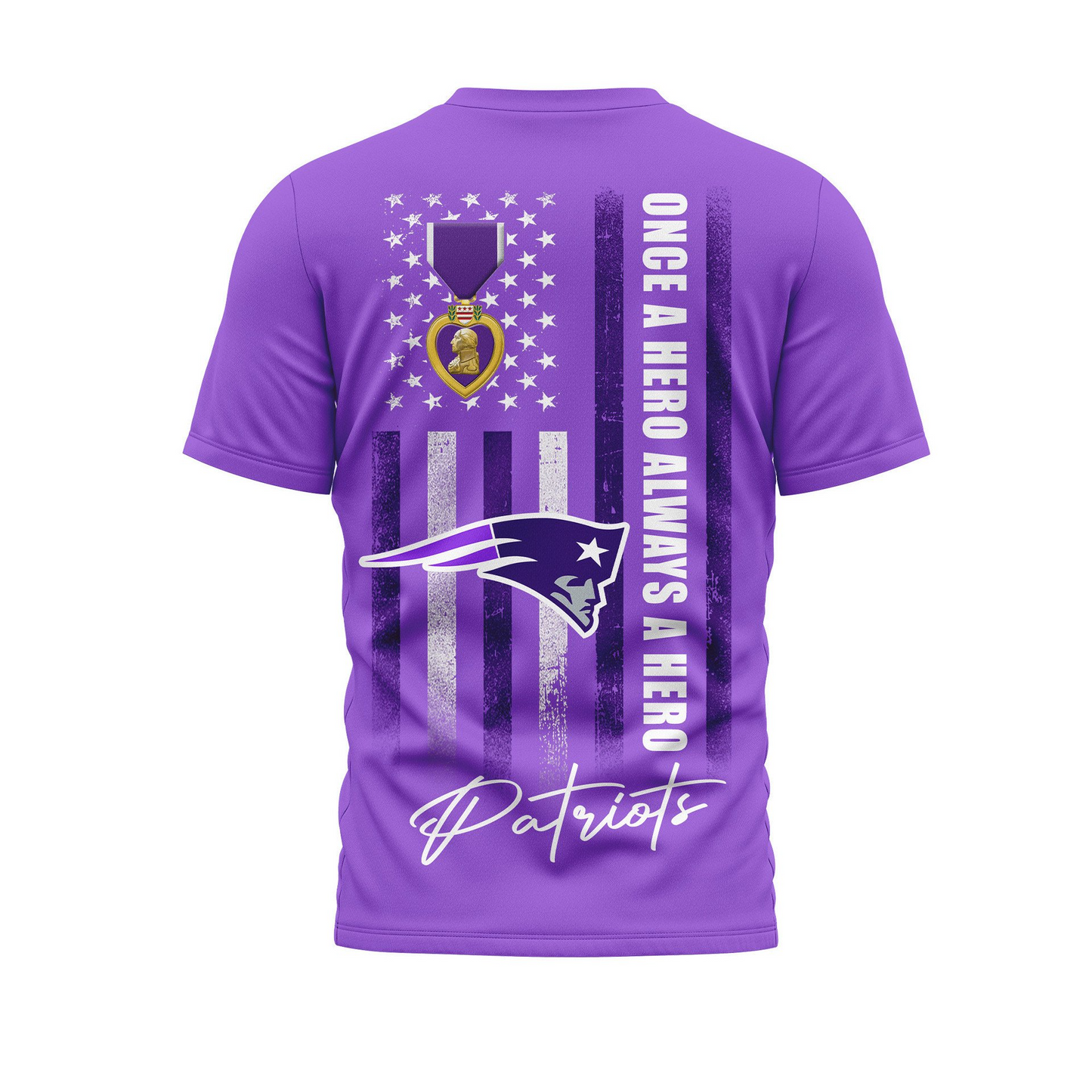 NEP Premium National Purple Hear Day 3D Shirt  300626