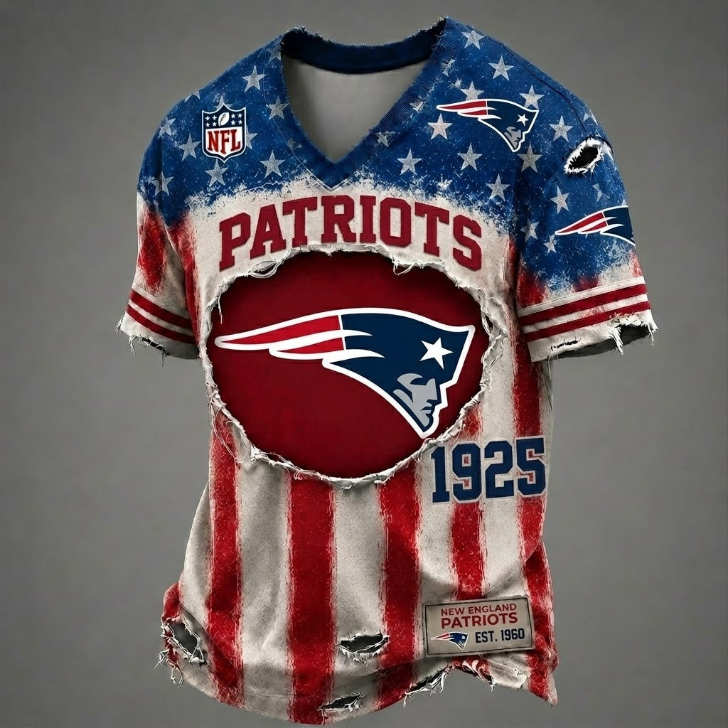 NEP x NFL American Flag Luxury Classic T-shirt 252606