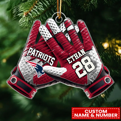 NEP x NFL Customized Christmas Acrylic Ornament DATND TANTD