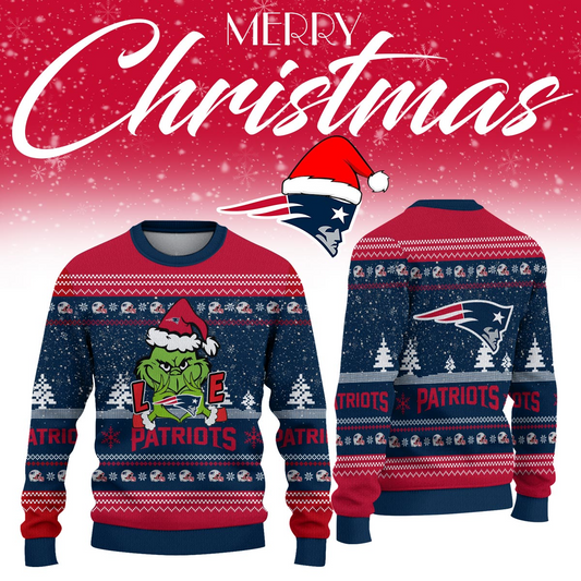 NEP x NFL Love Football Ugly Christmas Sweater DDT NTL
