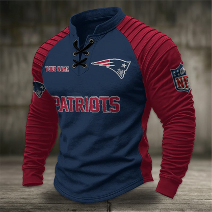 NEP x NFL Men Stand Collar Long Sleeve Top DDT  CTND