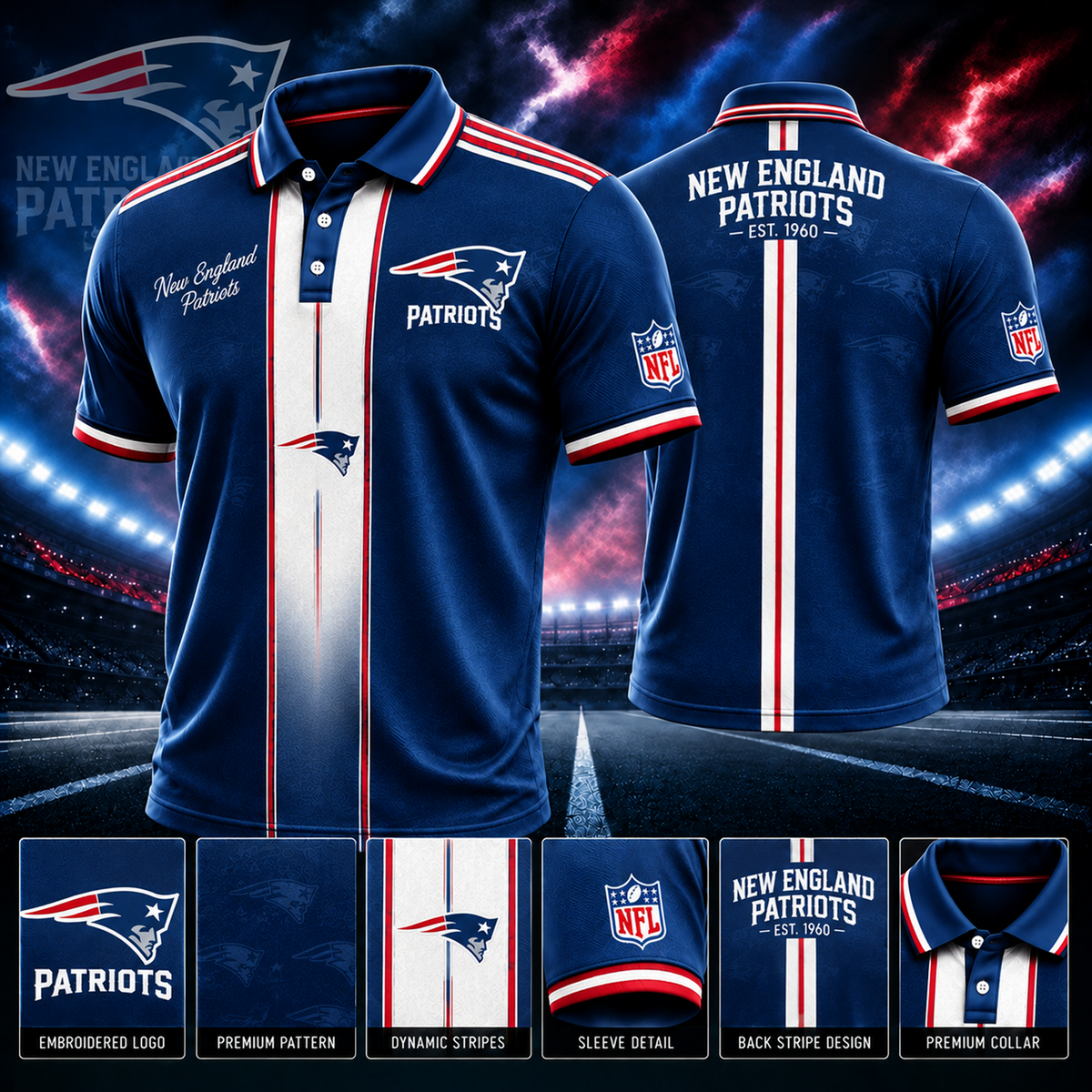 NEP x NFL Polo Shirt Limited Edition