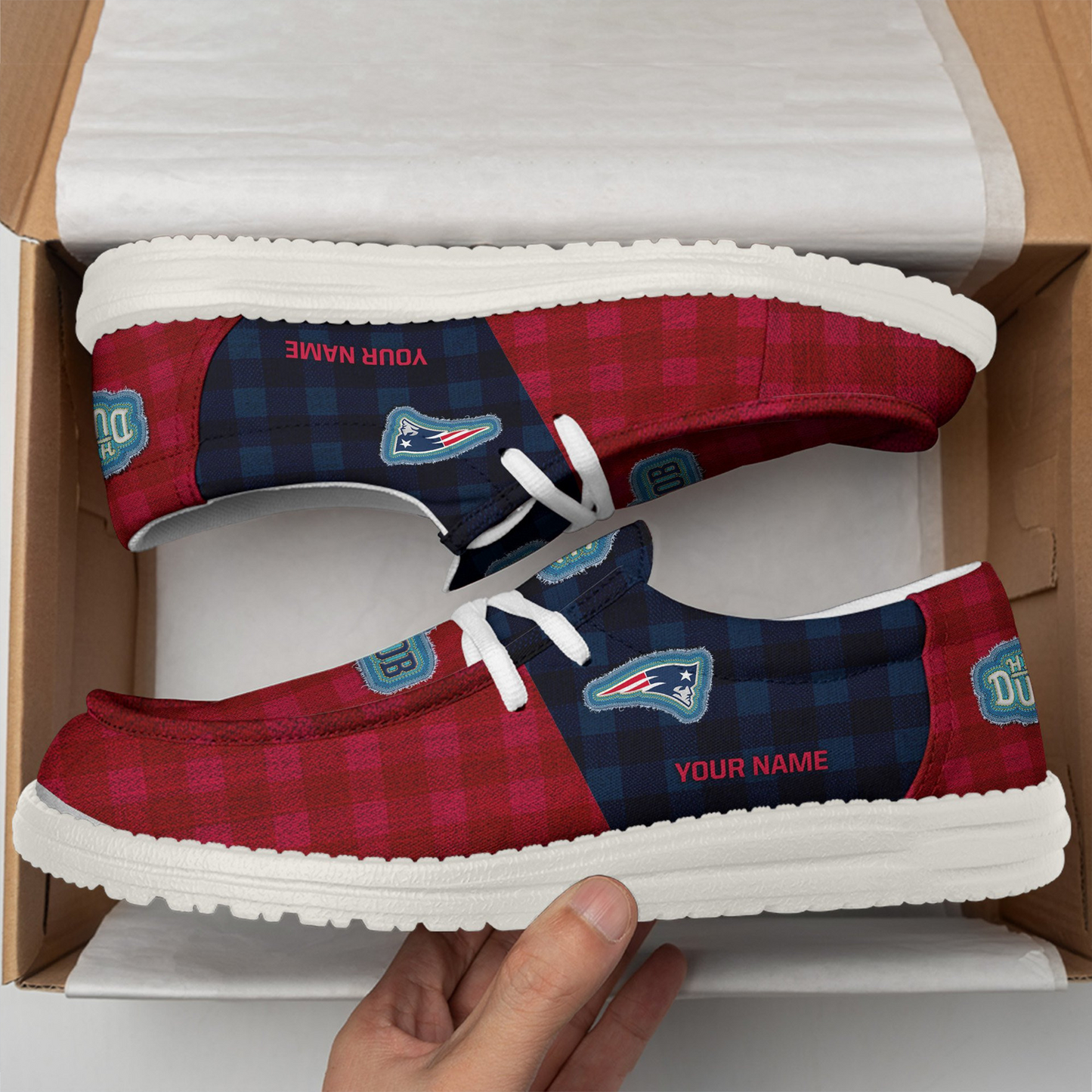 NEP x NFL Premium Hey Dude Shoes DATND TANTD