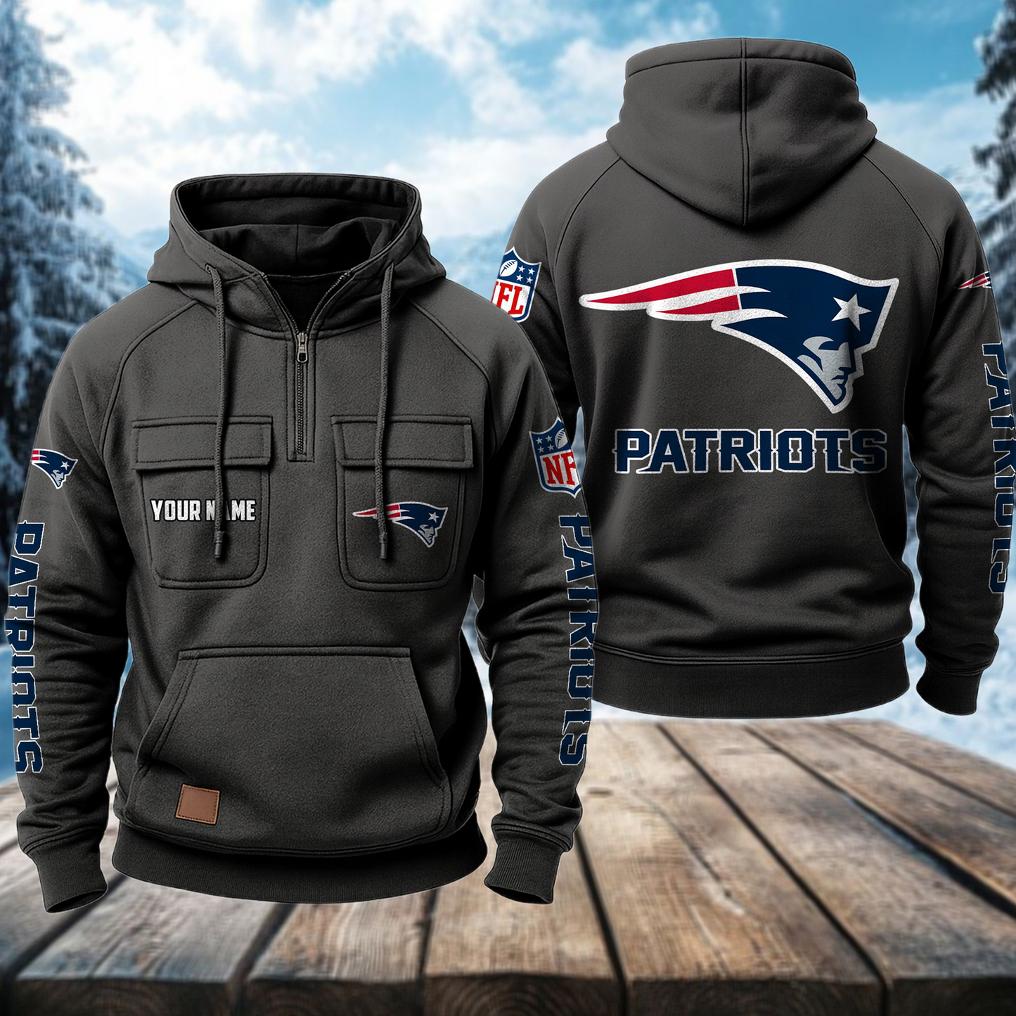 NEP x NFL Premium Hoodie DATND TANTD