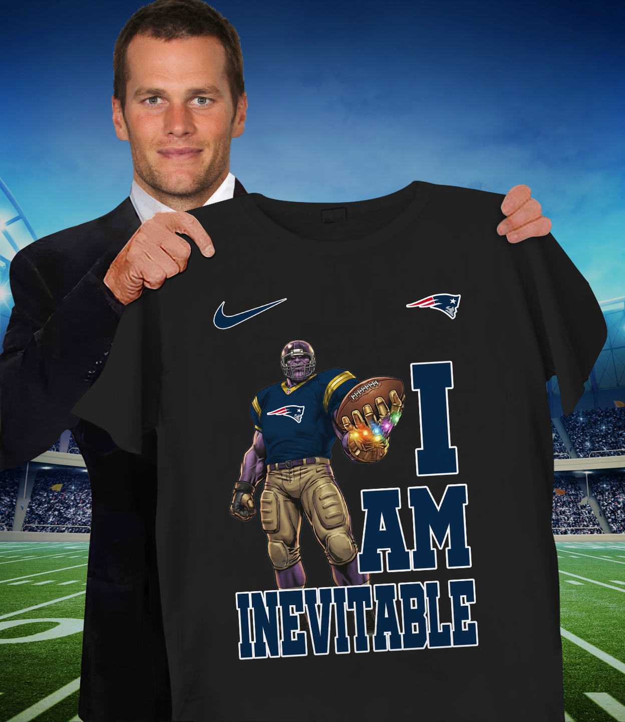 NEP x NFL Thanos I Am Inevitable T-Shirt DATND TANTD