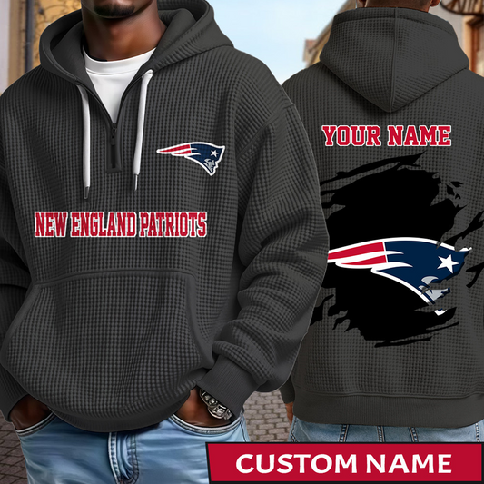 NEP x NFL Waffle Half Zip Hoodie DATND TANTD