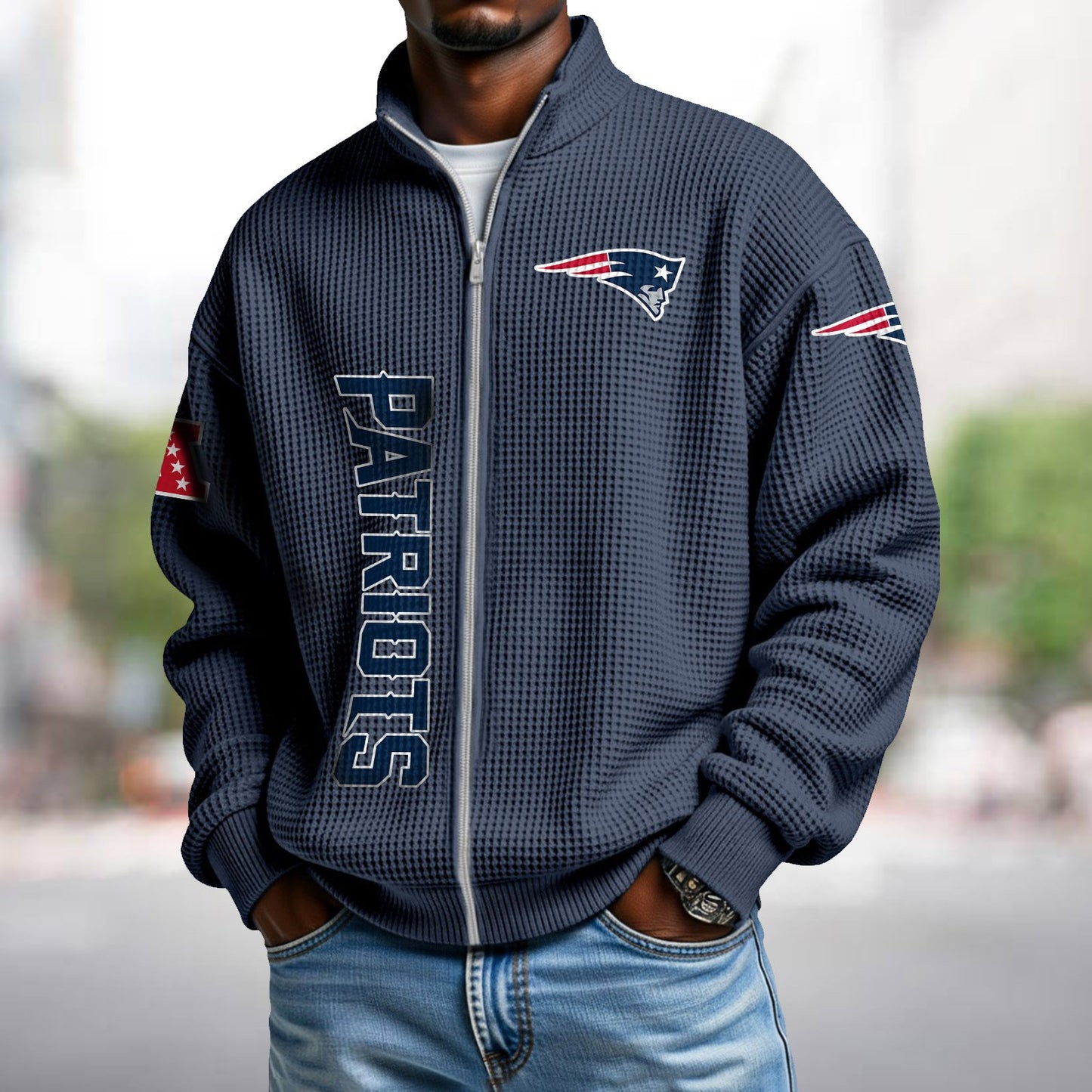 NEP x NFL Waffle Zip-Up Sweatshirt DATND TANTD
