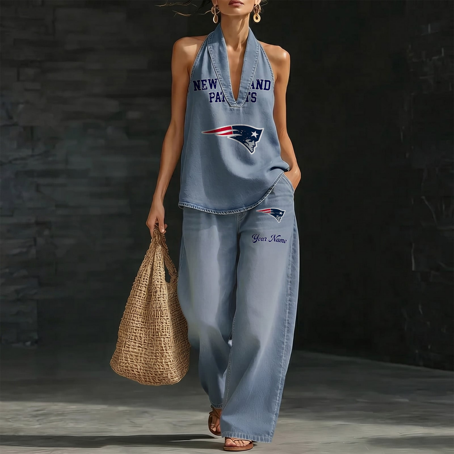 NEP x NFL Women's Vintage Washed Denim Suit DATND TANTD 030626