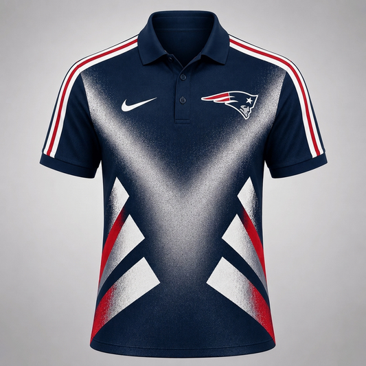 NEP x Premium NFL Sports Fan Geometric Pattern Polo Shirt