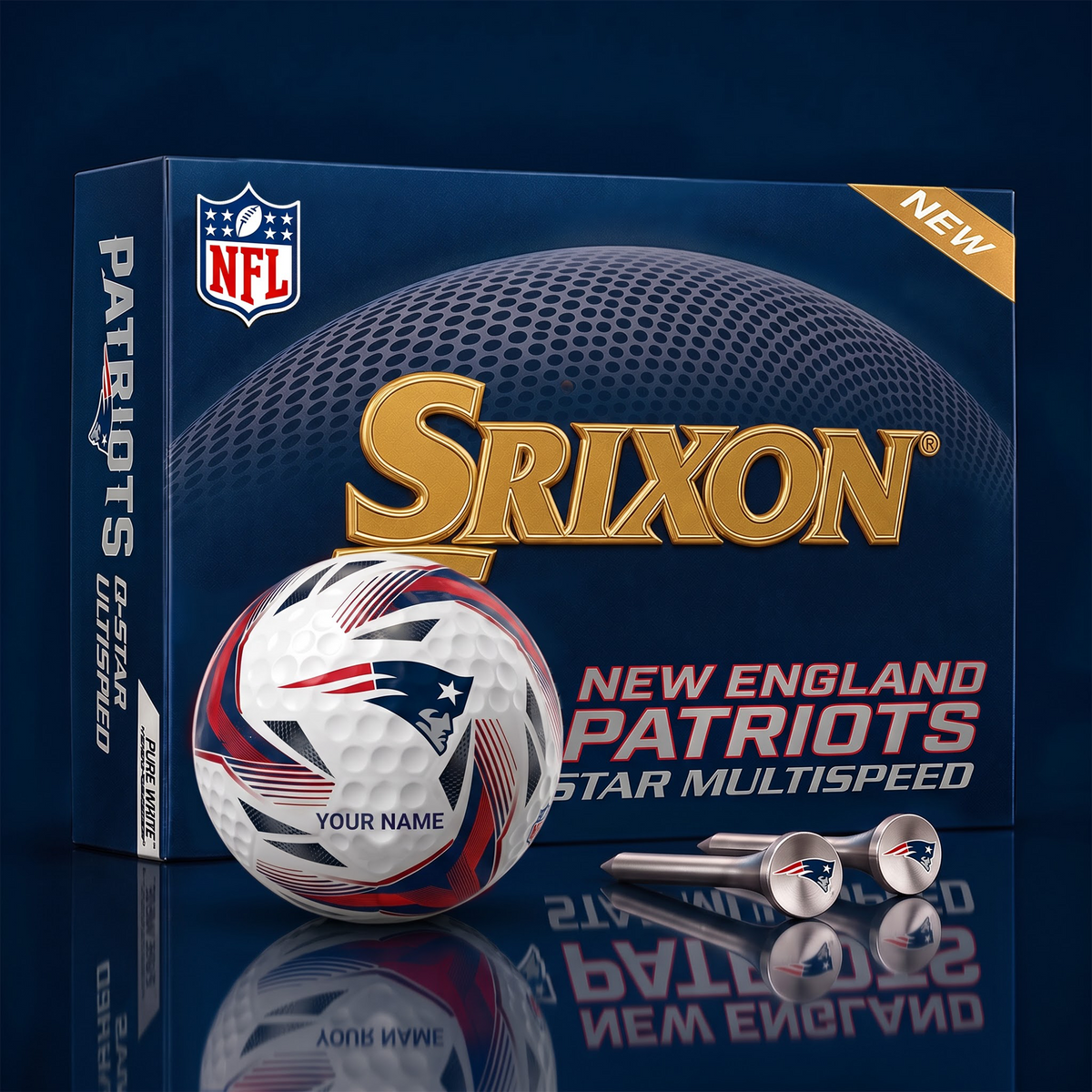 NEP_NFL Football Fan Signature Golf Ball Set – Personalized Edition
