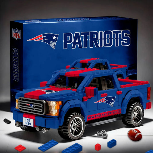 NE X NFL 3D Racing Truck Model Building Block Set NDT NHM