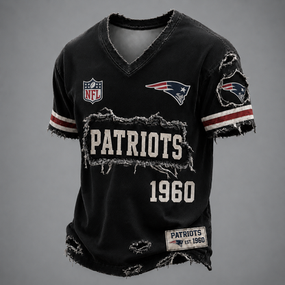 NE x NFL LUXURY V-Neck T-Shirt 3005 DatND DVT