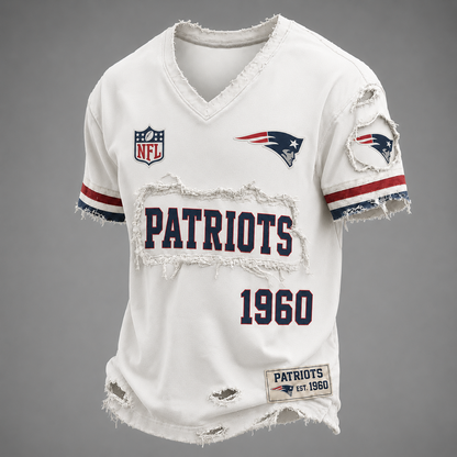 NE x NFL LUXURY V-Neck T-Shirt 3005 DatND DVT