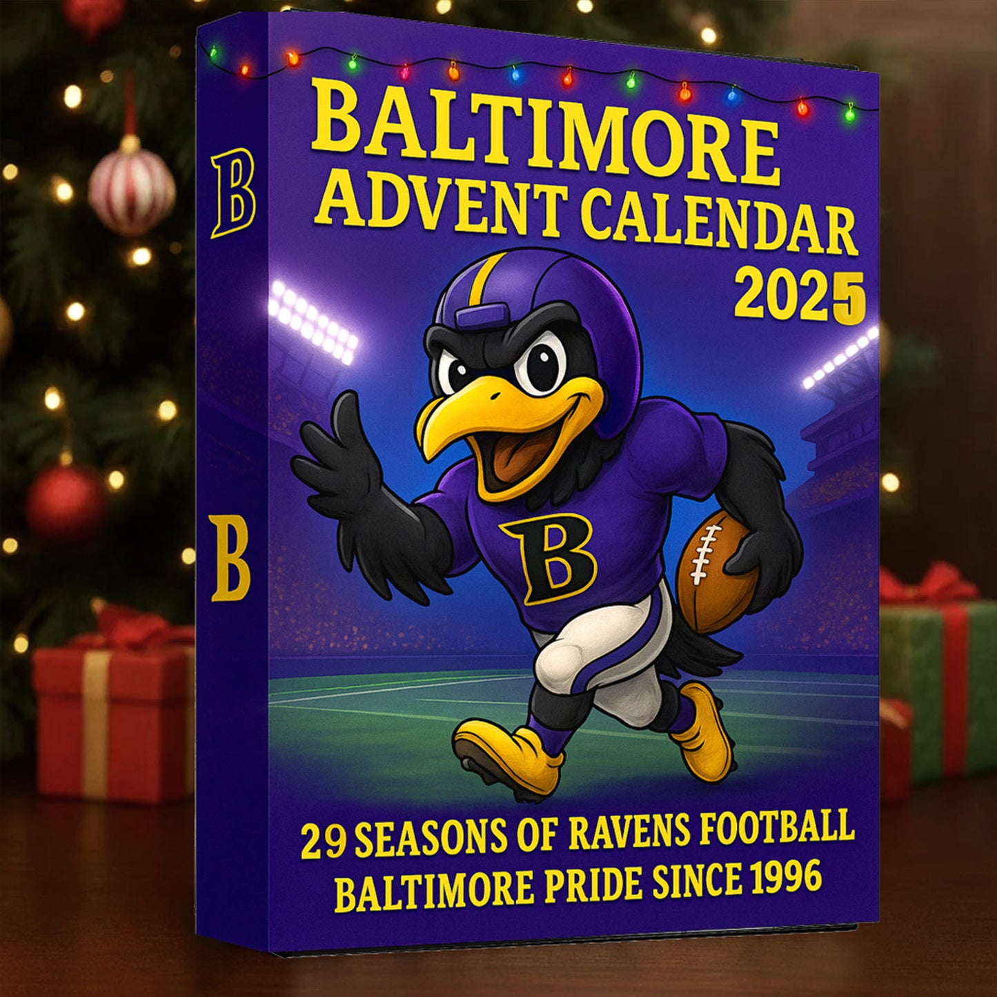 NFL BAL Team Advent Calendar Christmas V1 NAK NHM
