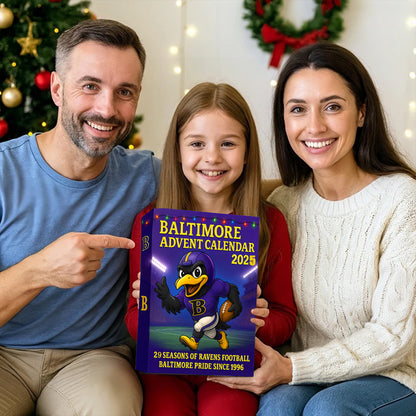 NFL BAL Team Advent Calendar Christmas V1 NAK NHM