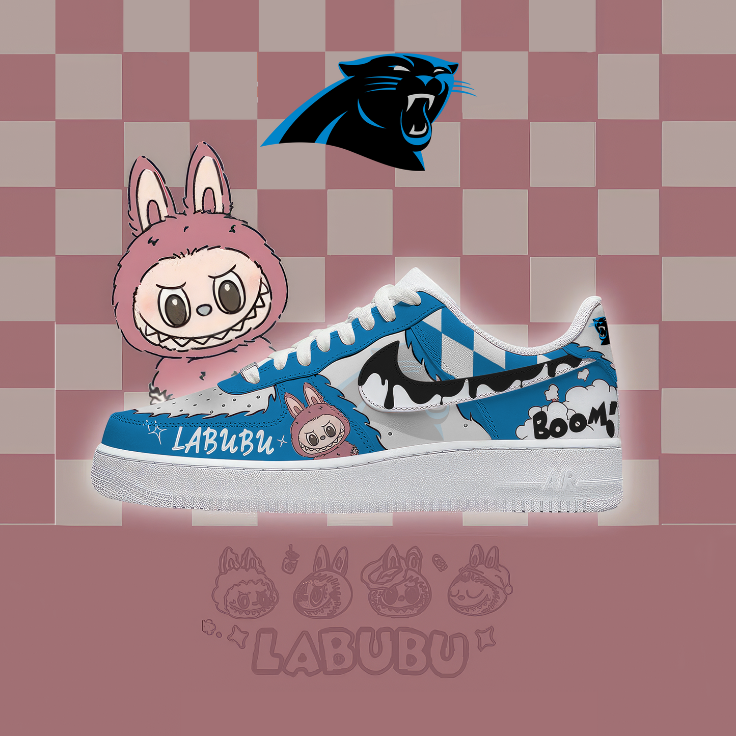 NFL CP x Labubu Premium AF1 Sneaker DDT CTND