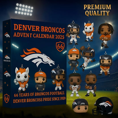 NFL DEN Team Advent Calendar Christmas V1 NAK NHM