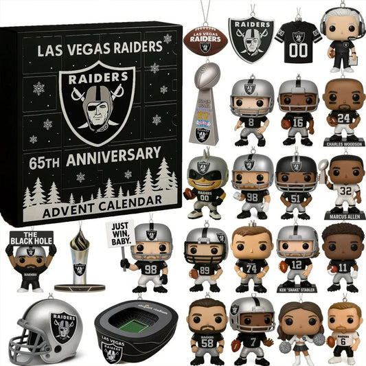 NFL LV Team Advent Calendar Christmas V1 NAK NHM