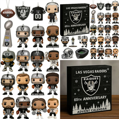 NFL LV Team Advent Calendar Christmas V1 NAK NHM