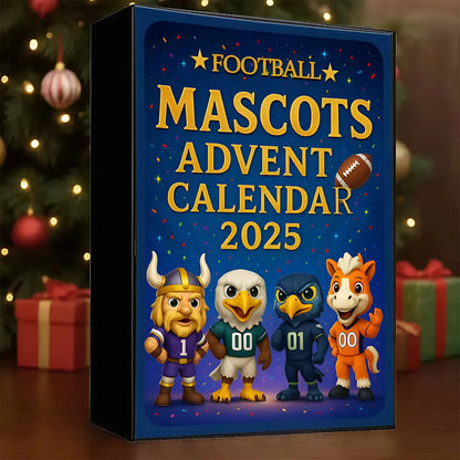 NFL MASCOT Team Advent Calendar Christmas V1 NAK NHM