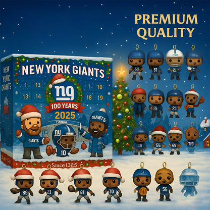 NFL NYG Team Advent Calendar Christmas V1 NAK NHM