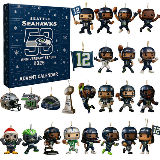 NFL SEA Team Advent Calendar Christmas V1 NAK NHM