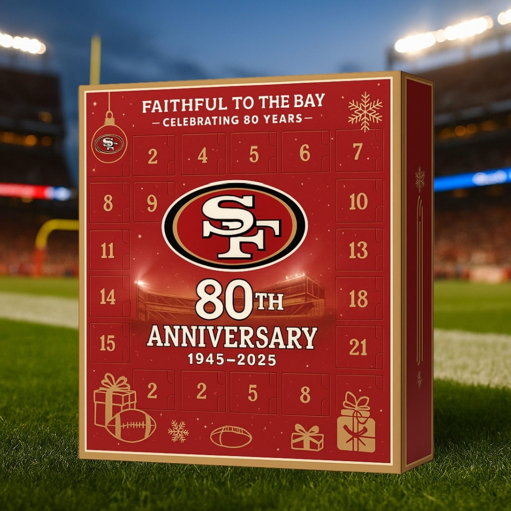 NFL x 49ERS Anniversary 2025 Advent Calendar V1 NAK